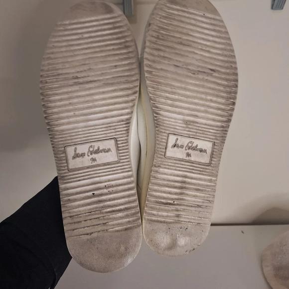 Anthropologie SE Poppy pebbled leather sneeker SZ 9.5 - Picture 8 of 9